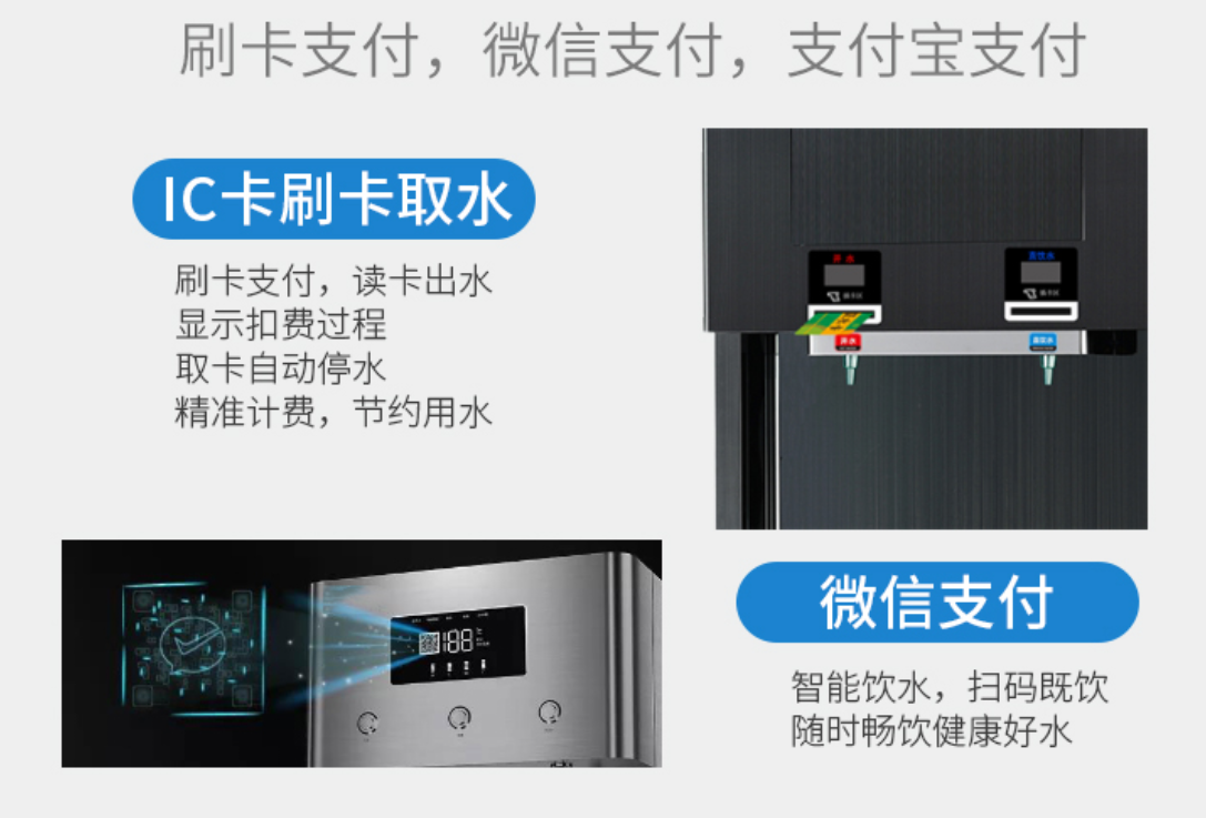 校園直飲水設(shè)備有哪些支付方式？